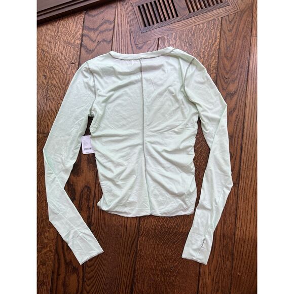 New Free People FP Movement Right On Run Long Sleeve Pistachio Size Small - Picture 6 of 6